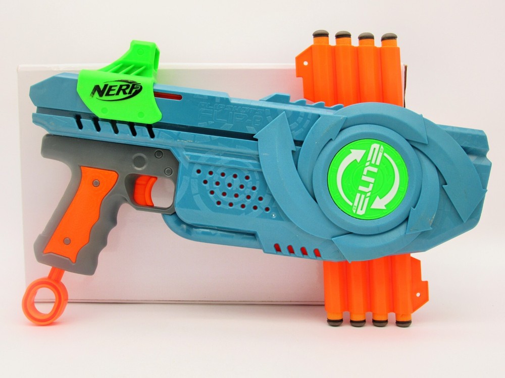 NERF Elite 2.0 Flip-8 Blaster - 8-Dart Capacity, Multicolor