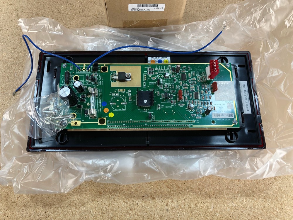 Telecor EZ3207 Digital Clock 2.5" Display 2421-24