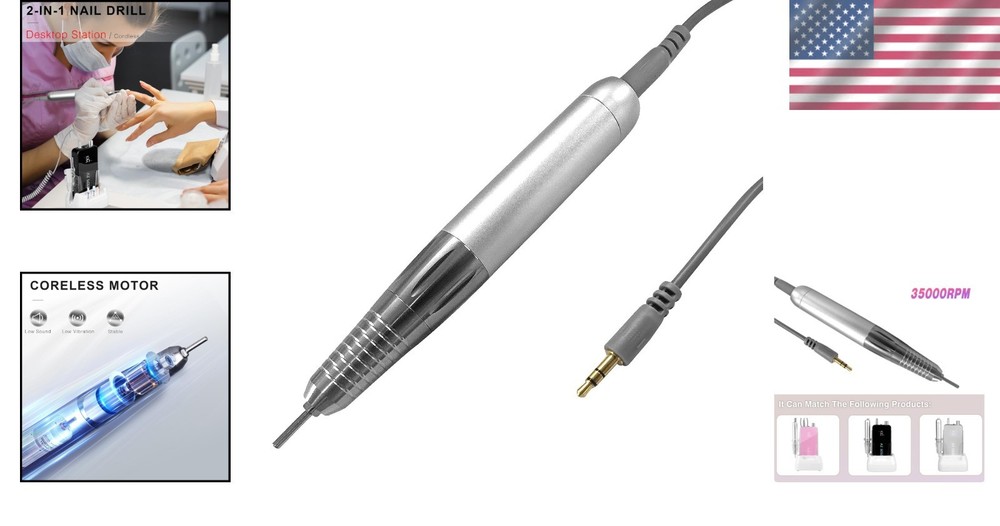 Precision Handpiece for TP301 Coreless Nail Drill