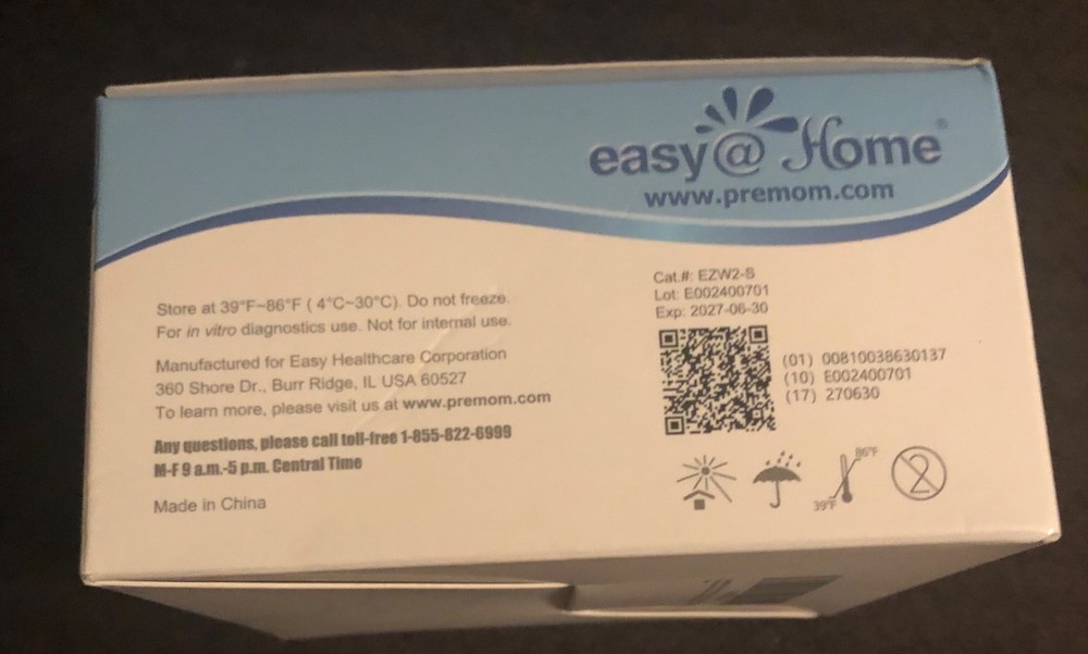 Easy@Home Ovulation Test Strips Kit 100-pack. Fertility Kit