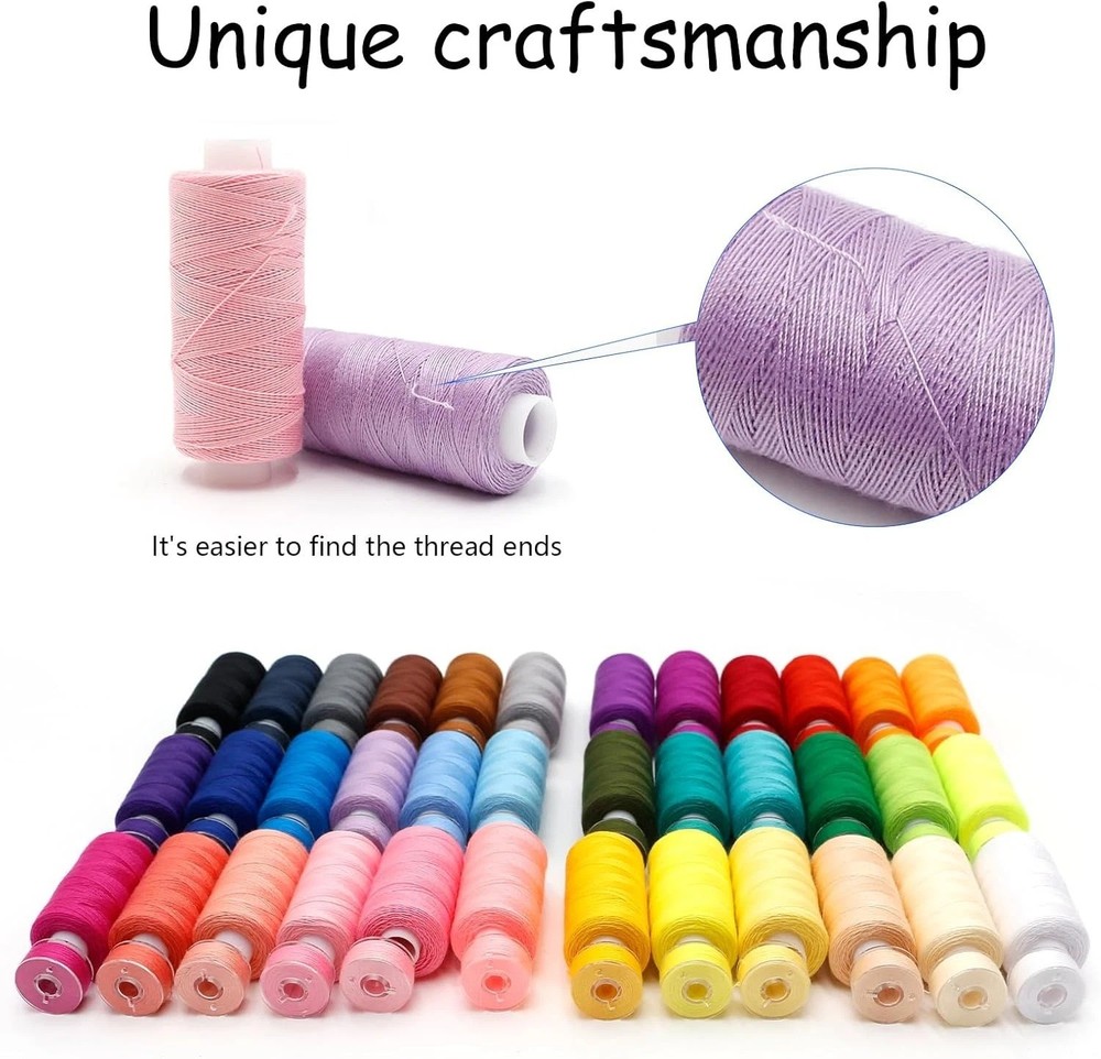 72Pcs Sewing Thread kit 36 Assorted Colors Machine Threads with 36 Color