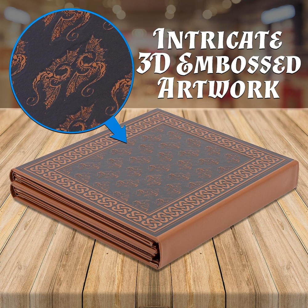 DM Screen 8-Panel GM Folding Dungeon Master Screen with 2 Panels for TTRPGs
