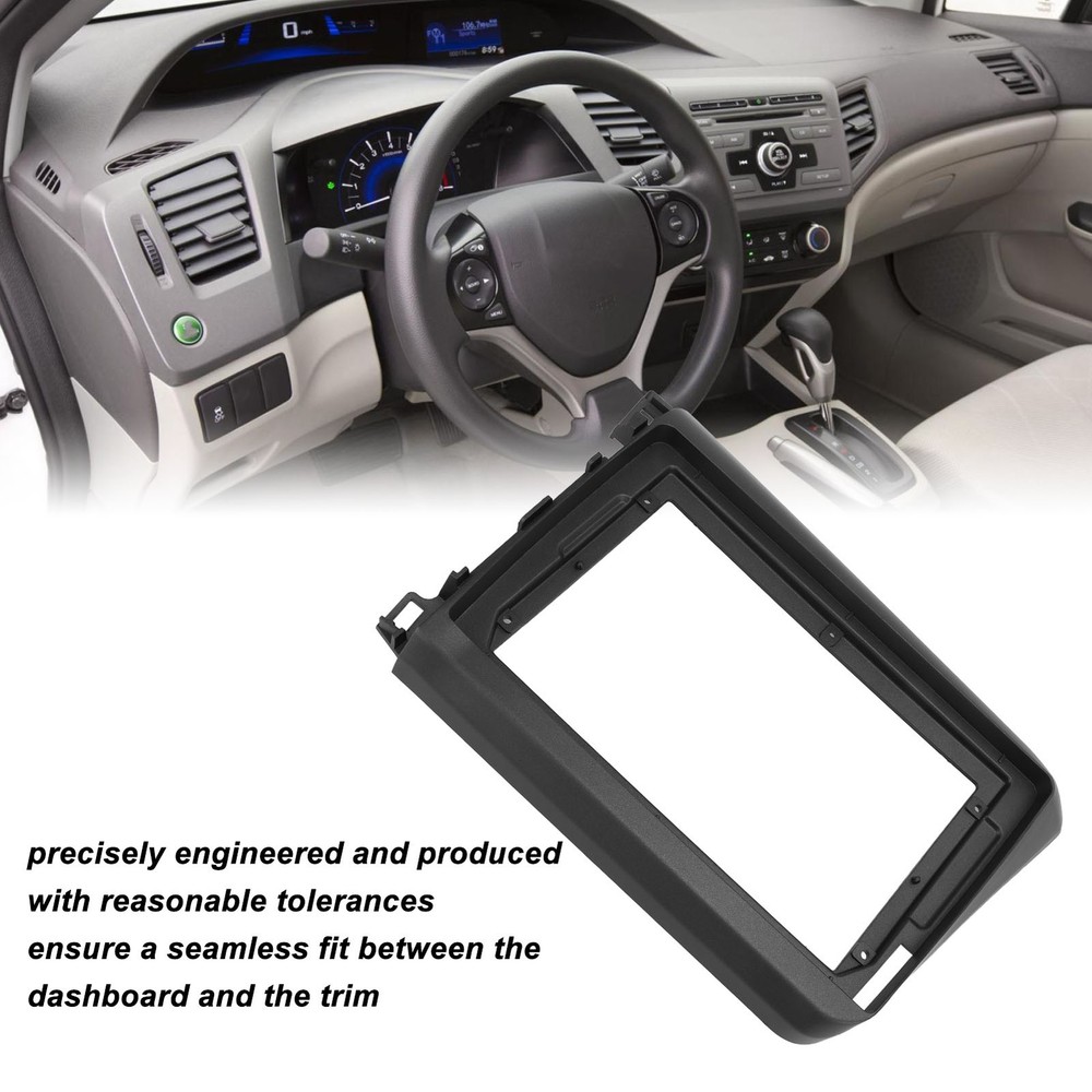 Car Navigation Panel Trim Stereo Radio Dashboard Frame Premium ABS Plastic OTME