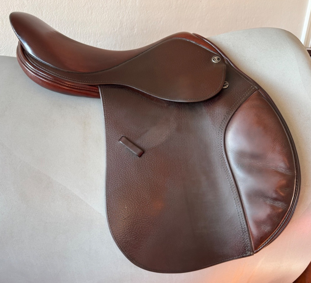 17" Tad Coffin A5 Performance Saddle - Grain / Calf