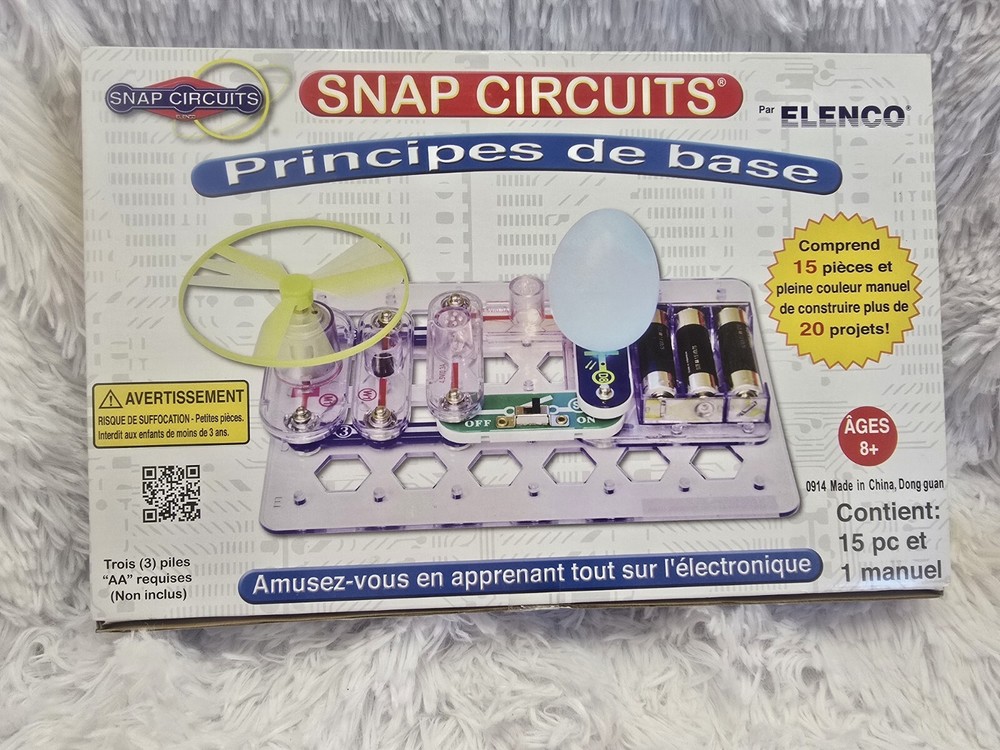 Elenco Snap Circuits Fundamentals Learning Electronic Building Kit