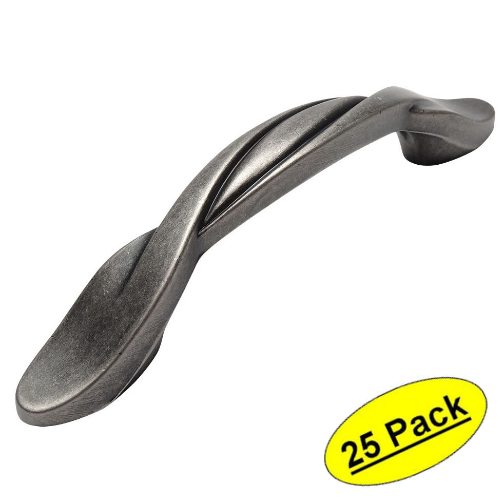 *25 Pack* Cosmas Cabinet Hardware Weathered Nickel Handle Pulls #9009WN
