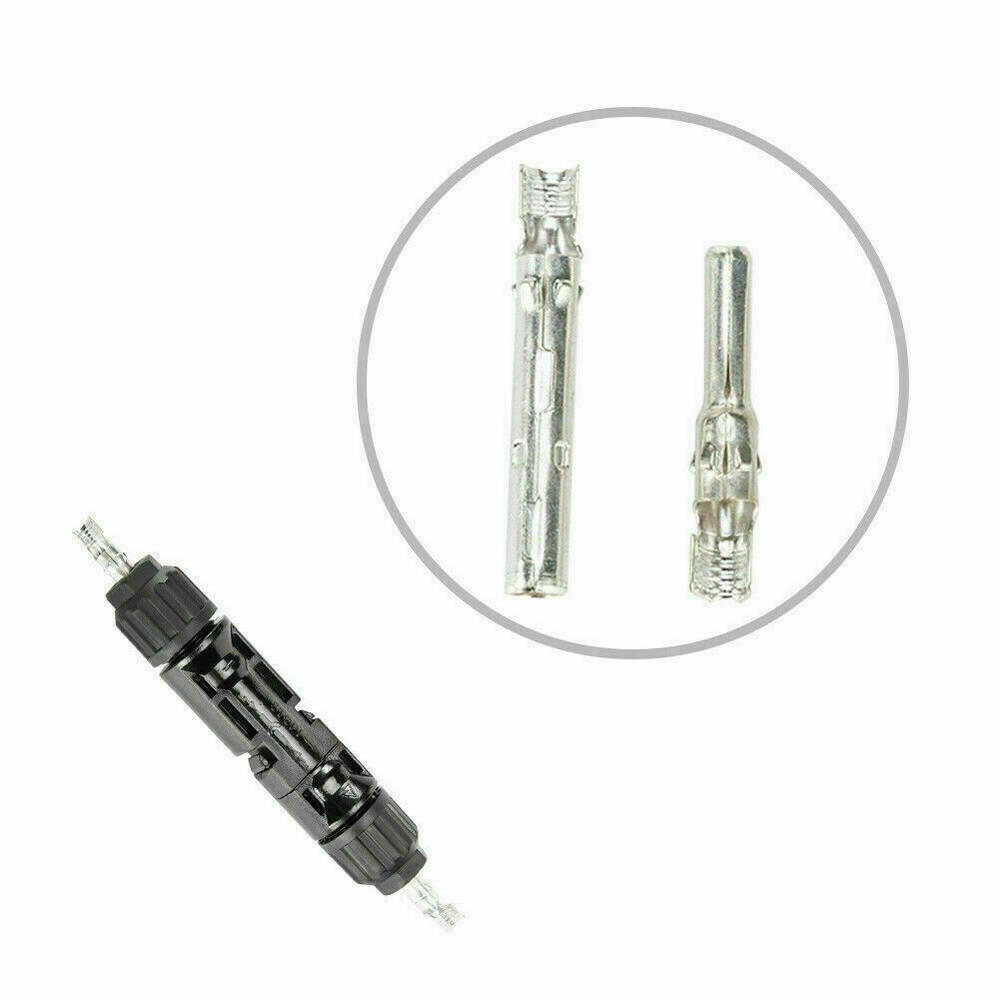 20Pcs Solar Cable Connectors 4mm-6mm 30Amp Waterproof Solar Panel Wire Joiners
