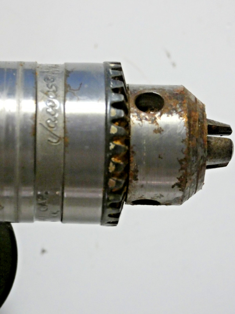 BLACK & Decker 1/2" Drill Model #DR500 Jacobs Keyed Chuck 5A Var Spd Rev TESTED