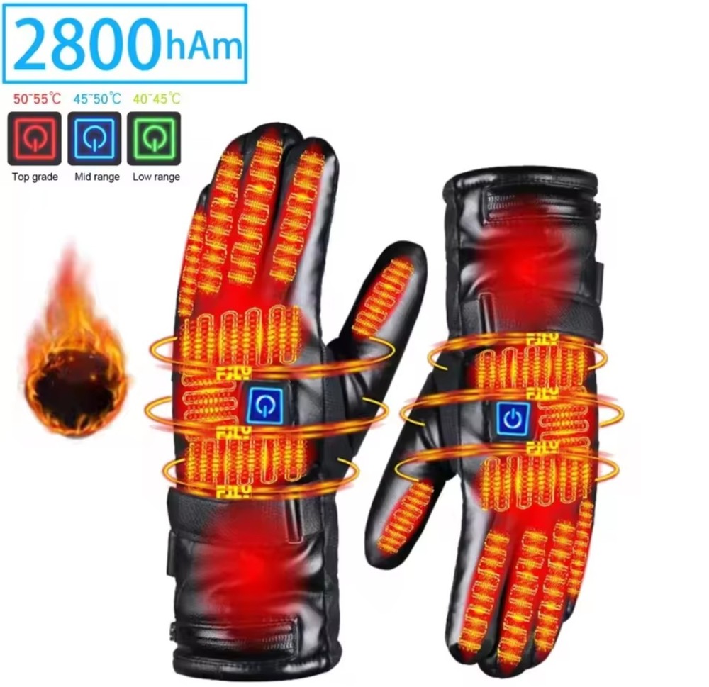 Rechargable Thermal Touchscreen Gloves Waterproof