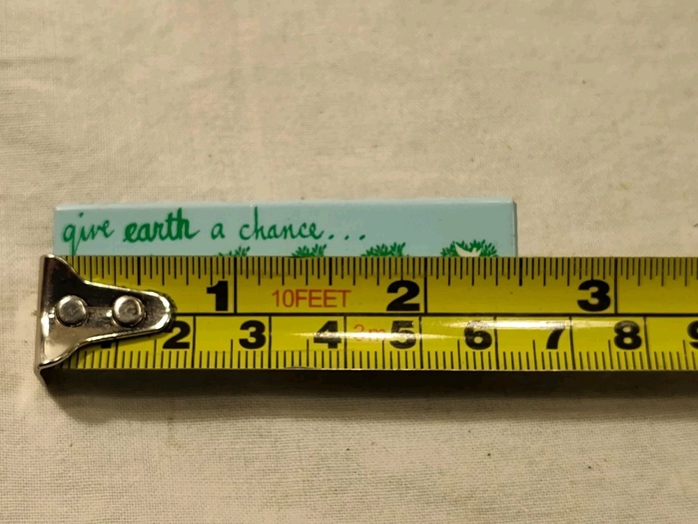 Vintage Environmental Save The Earth Pinback Button 1986