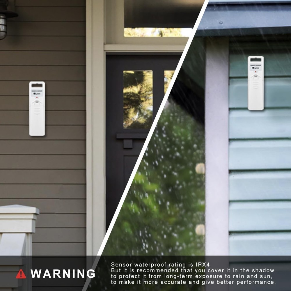 Wireless Weather Stations, with 330ft Range Sensor and Adjustable Backlight I...