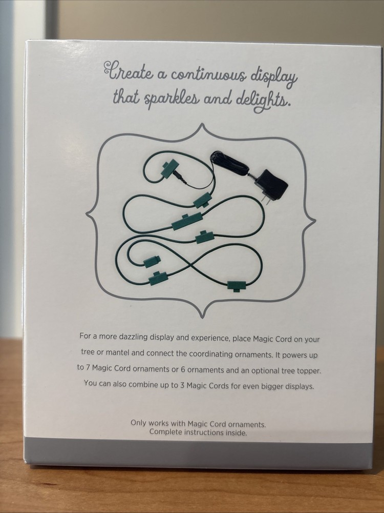 2013 Hallmark Keepsake Magic Cord Powers 7 Magic Ornaments