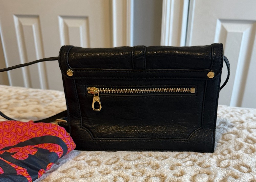 Tory Burch Black Textured Leather Bag Women’s