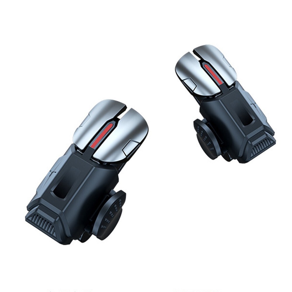 1 Pair Six Finger Operation Mobile Game Trigger Controller Gamepad for Phone