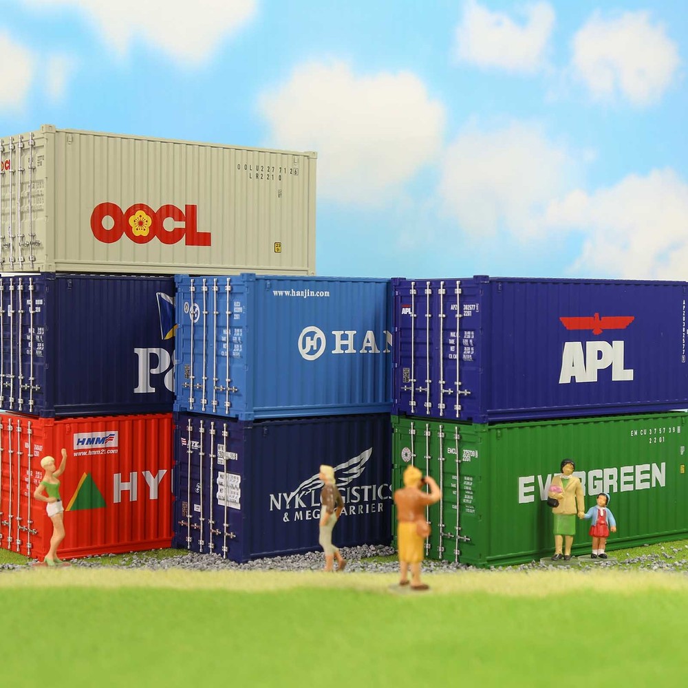 Evemodel O Scale 20ft Shipping Container 20' Cargo Box for Model Railway C4320
