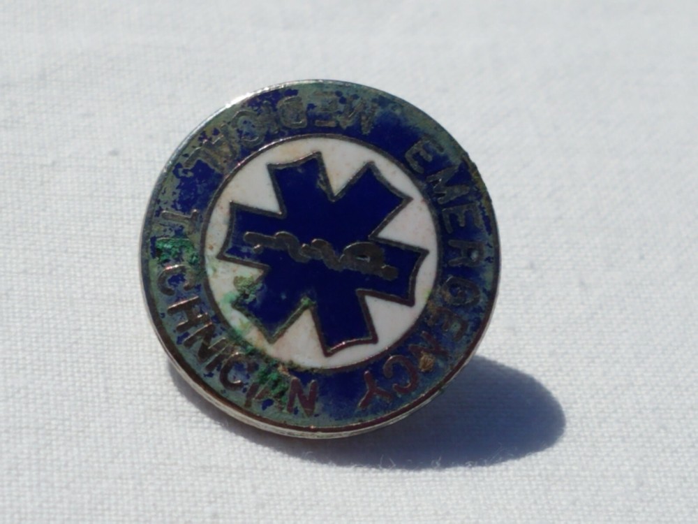 Antique Emergency Medical Technician Pinback