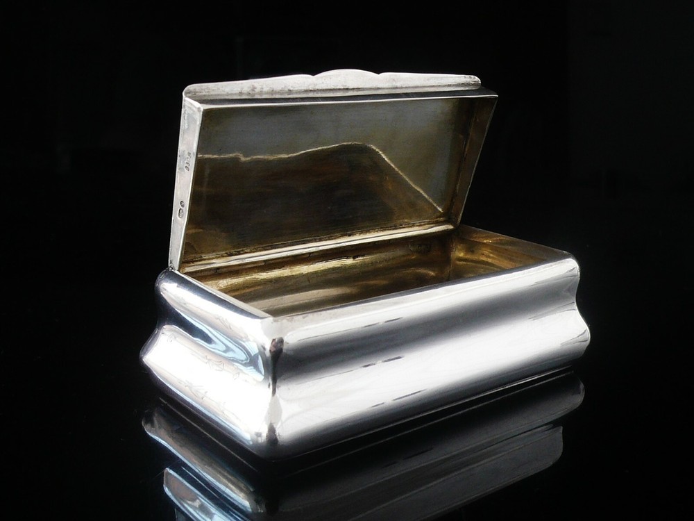 Vintage Swedish Silver Snuff Box c.1910
