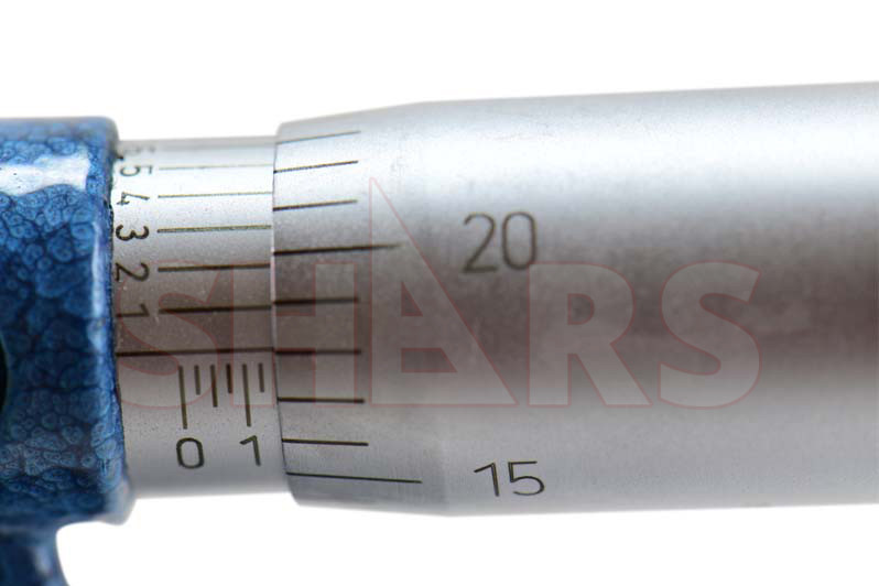 Shars 1-2" x 0.0001" Outside Micrometer Solid Metal Frame New P}