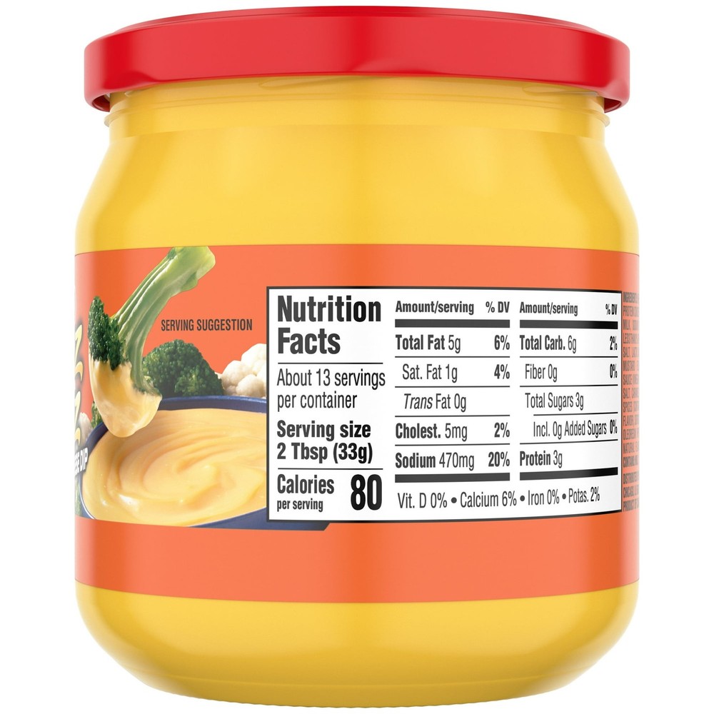 Cheez Whiz Original Cheese Dip, 15 oz Jar, 4 Pack