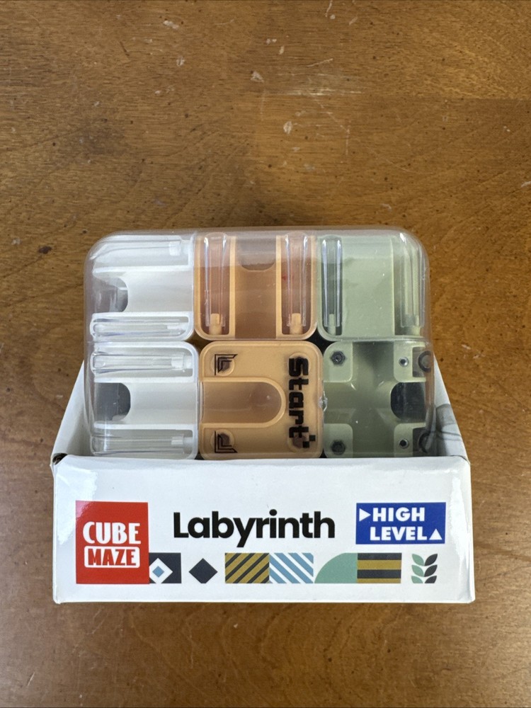 Labyrinth 3D Puzzles Maze Cube-Engaging Brain Teaser Toy,High-Difficulty Puzzle