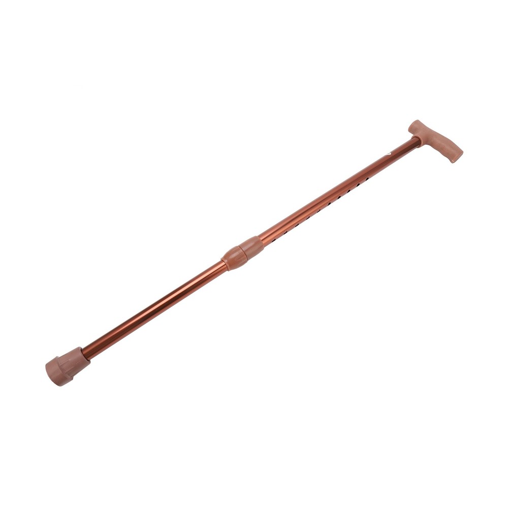 Walking Cane Adjustable Ergonomic Soft Rubber Hand Grip Lightweight Mobility OMO