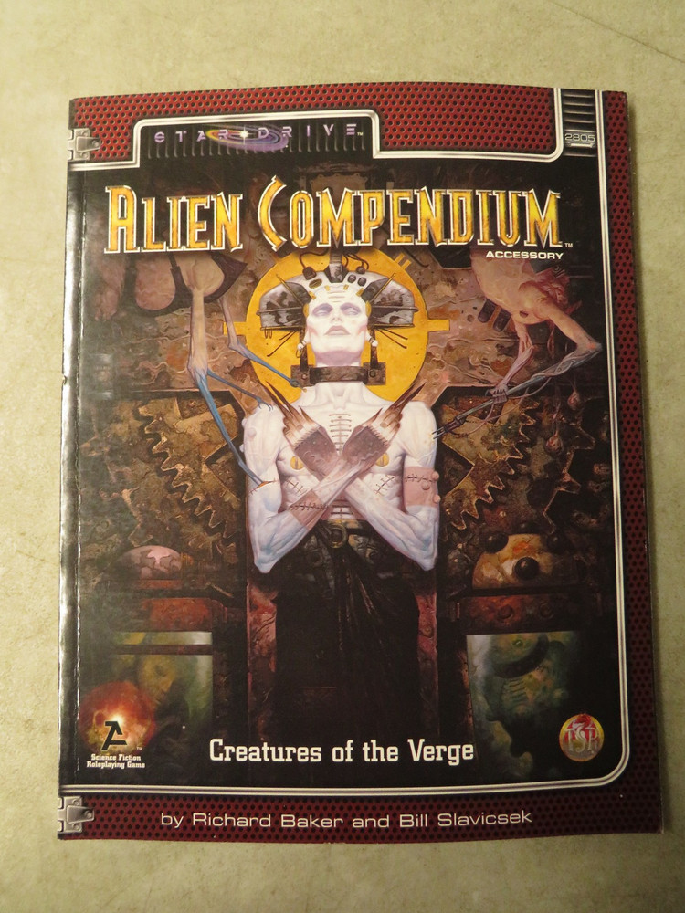 1998 Stardrive TSR Alien Compendium Accessory 2805 Paperback