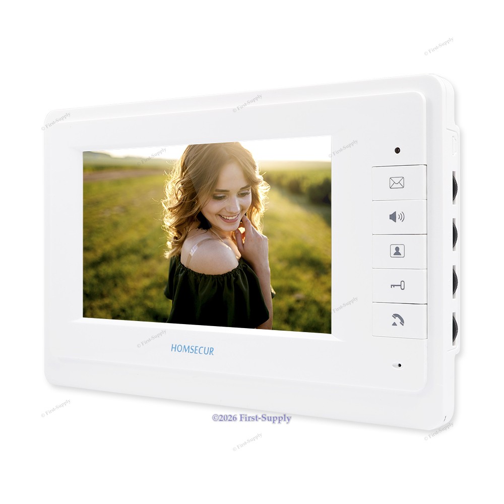 7inch Wired Video Door Intercom System with IR Night Vision for Home Security