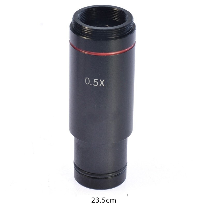 0.5X C Mount Microscope Adapter 23.2mm Electronic Eyepiece Reduction Lens 04895