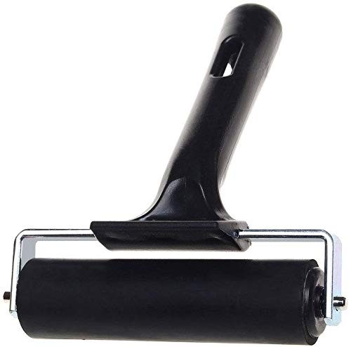 4 Inch Brayer Roller Printmaking Rubber Press Roller for Crafts Projects Ink