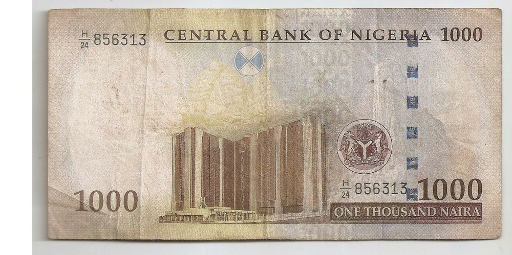 Nigeria 1000 naira 2010