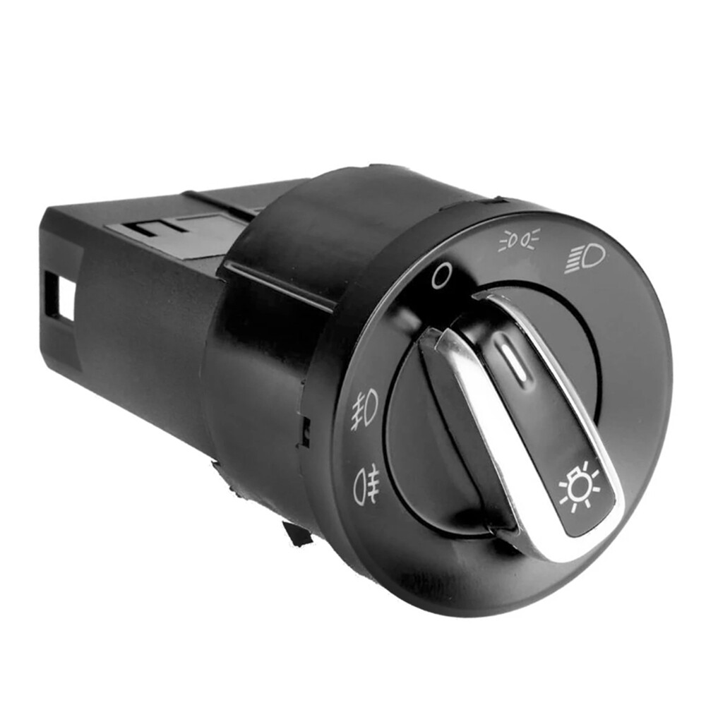 Auto Headlight Switch Chrome w/Light Sensor Module For VW Golf Mk4 Passat Polo☀️