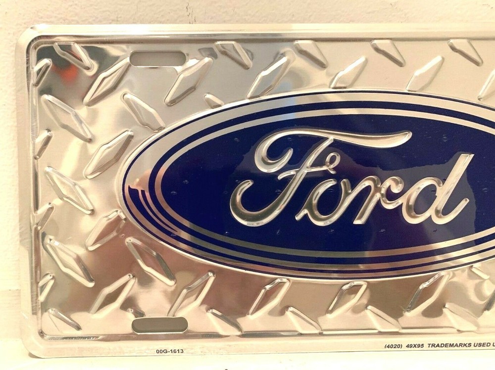Ford License Plate NOS in plastic