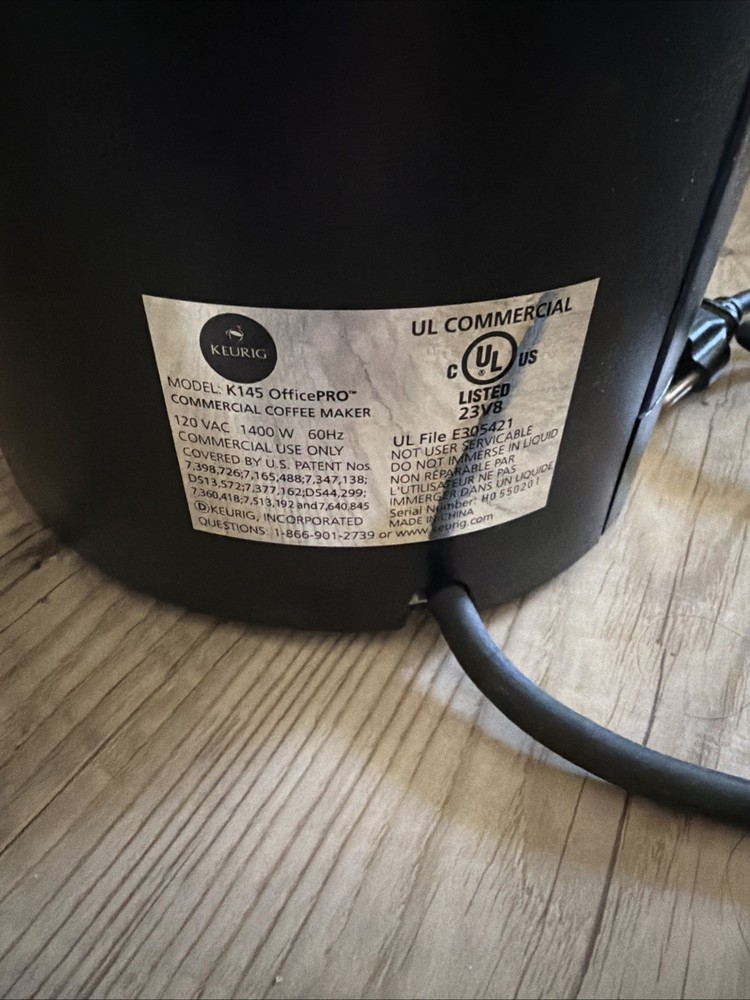 Keurig OfficePRO K145 Single-Cup Brewing System - Gray, Great Condition