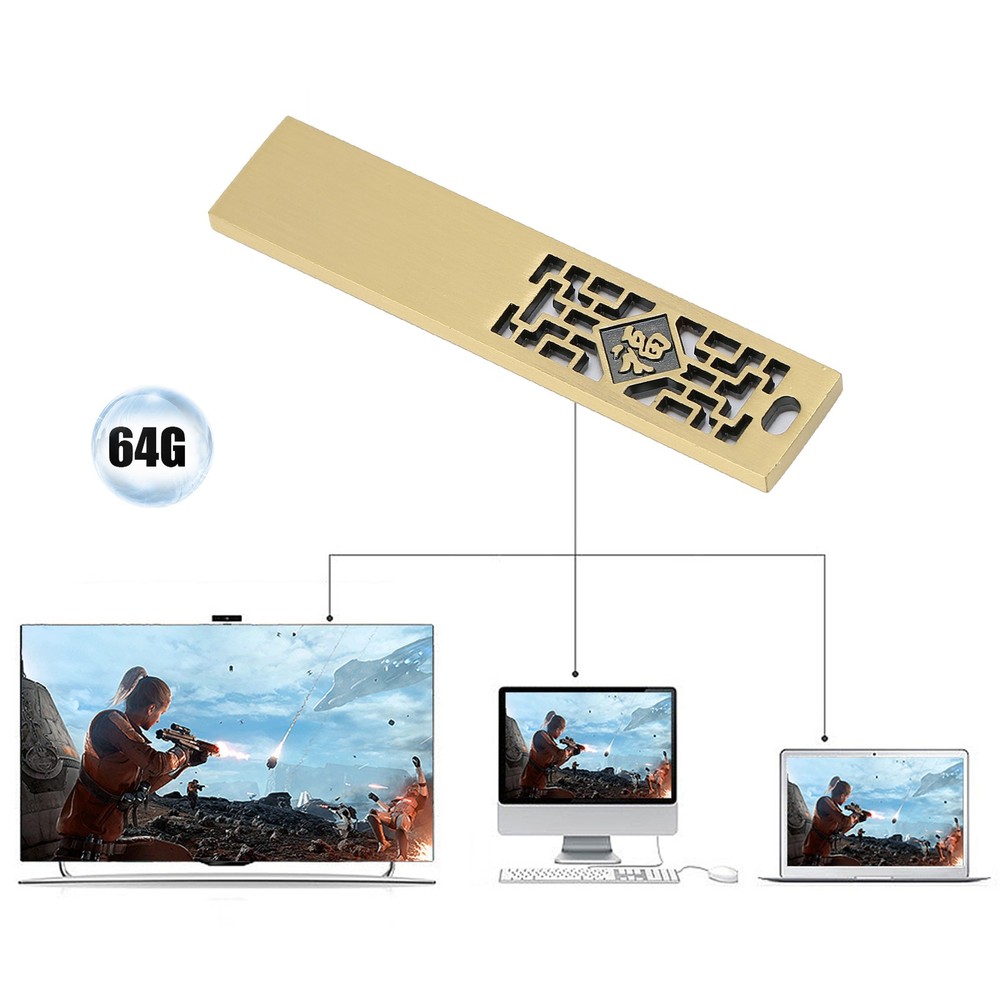 USB Flash Disk Waterproof Metal 2.0 Drive Storage Memory Stick For Data