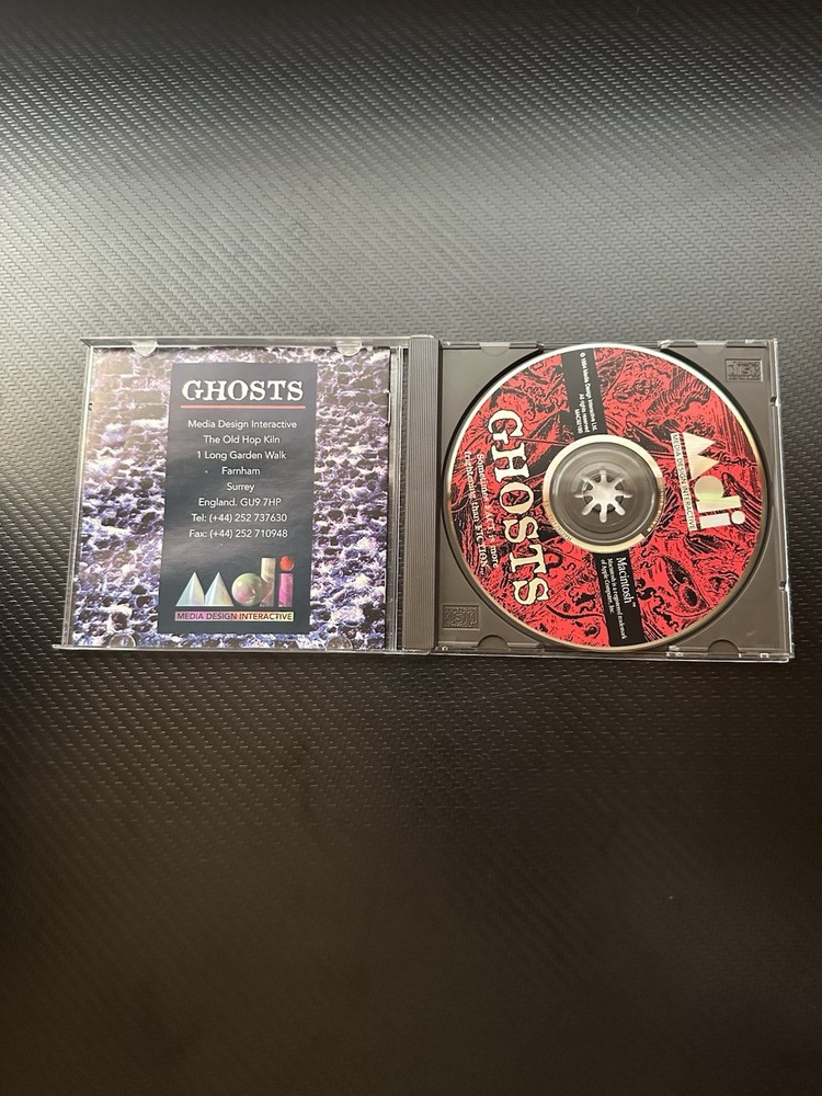 Ghosts CD-ROM Album Spoken Word Christopher Lee Media Design Interactive