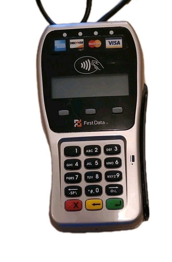 First Data FD-35 POS Credit Card Terminal Reader Tested Works