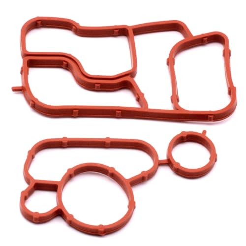 Engine Oil Cooler Gasket Kit Compatible for VW Beetle CC Eos Golf Jetta Passat