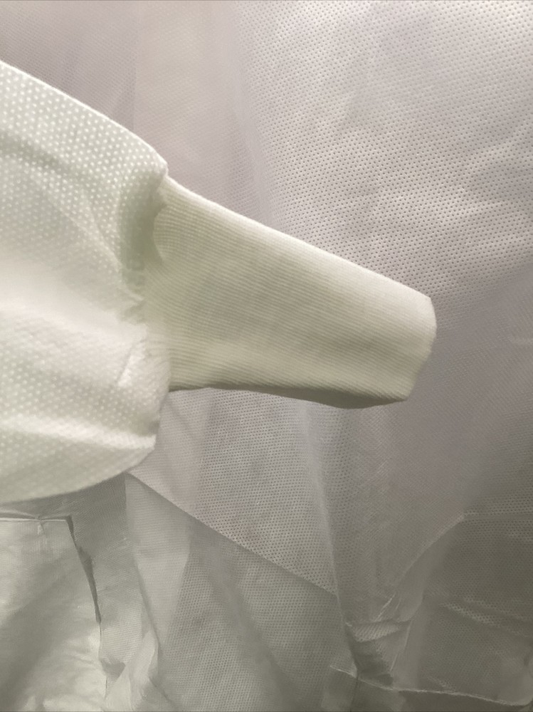 25 Kimtech A8 Lab Coat W/Knit Cuffs White, Small (new)#10120
