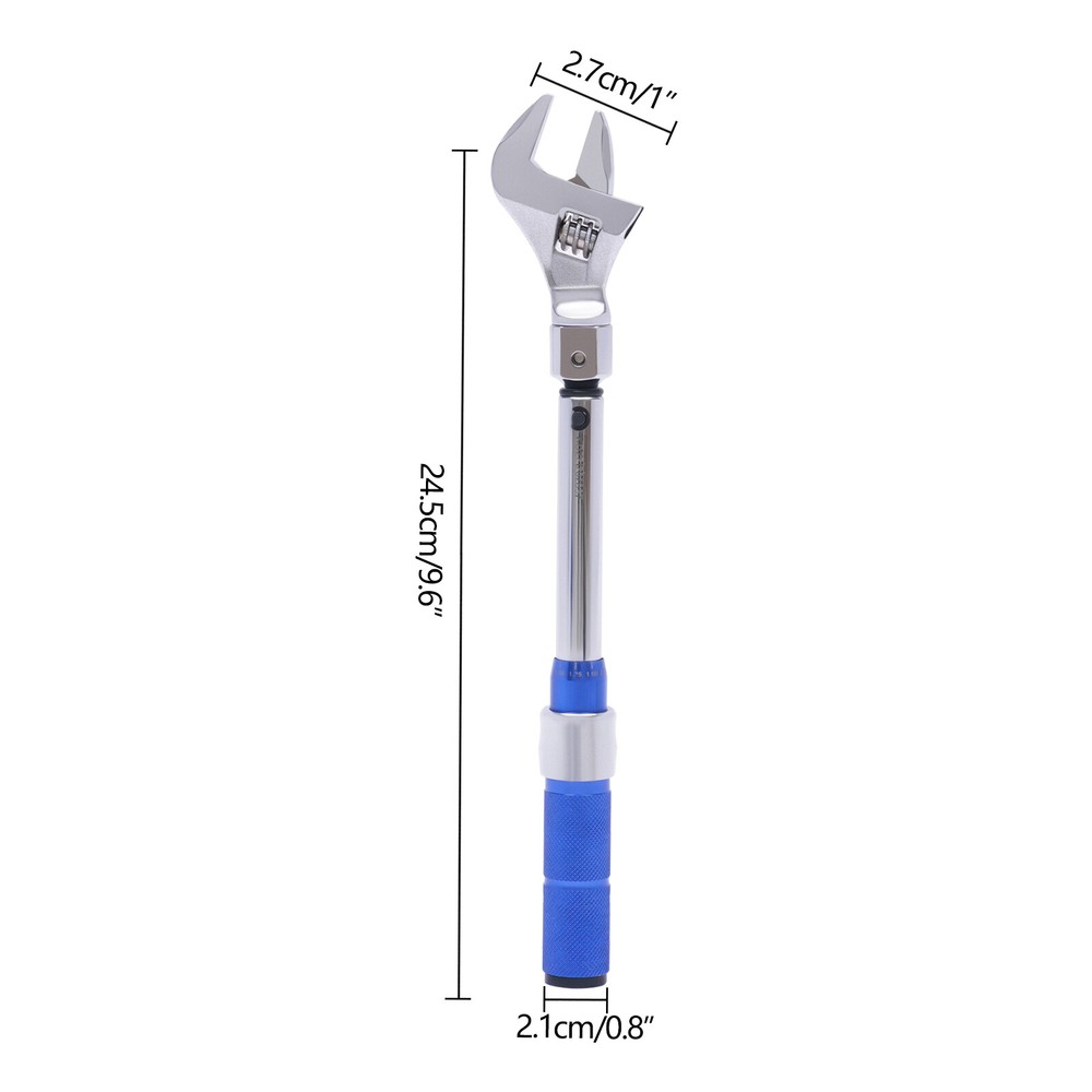 Torque Wrench Open End Torque 5-25nm Clicking Wrench Interchangeable Adjustable