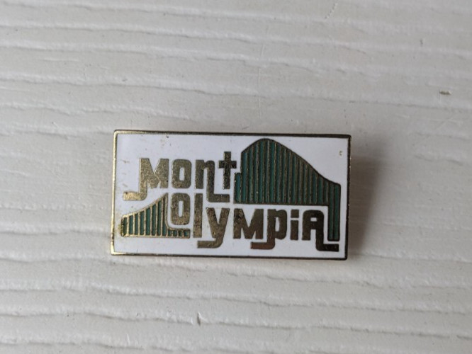 Mont Olympia Ski Resort Canada Ski Pin brooch