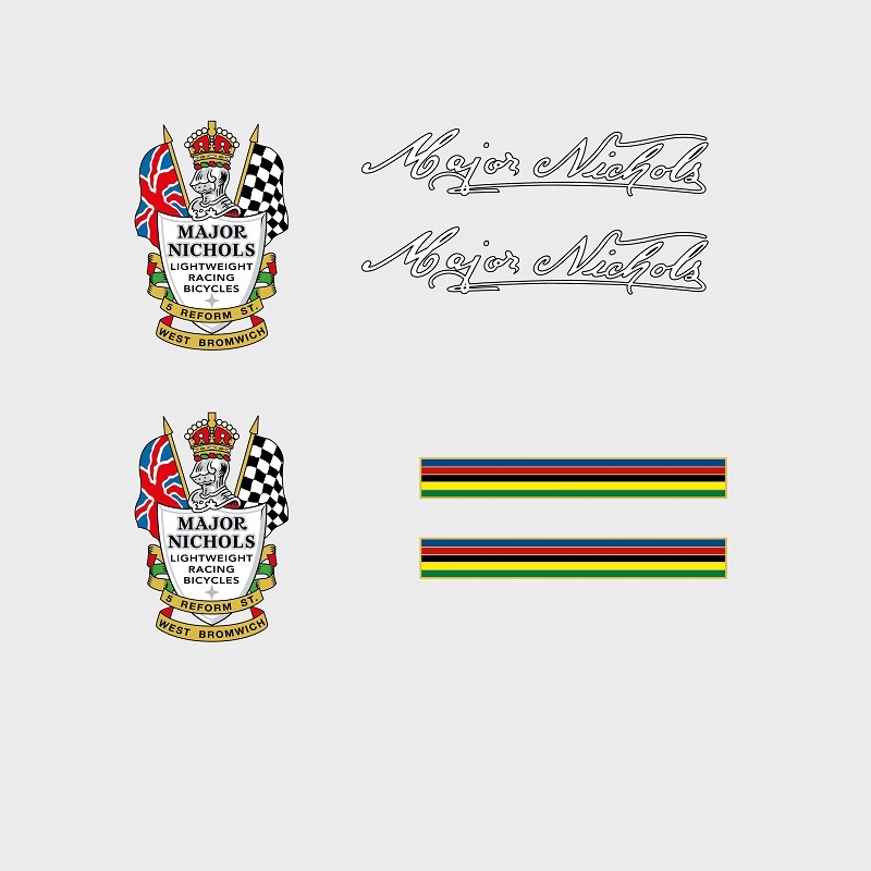Major Nichols Decals, Transfers, Stickers. n.2