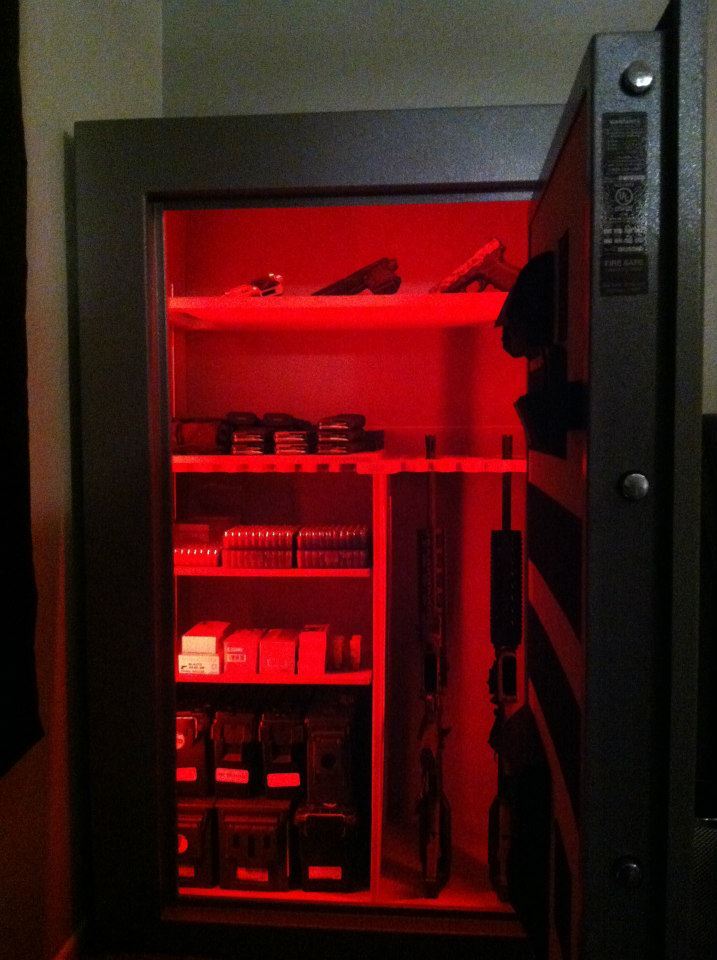 Rifle Safe LED light kit - - - Shotgun Case LED digital lighting system FS