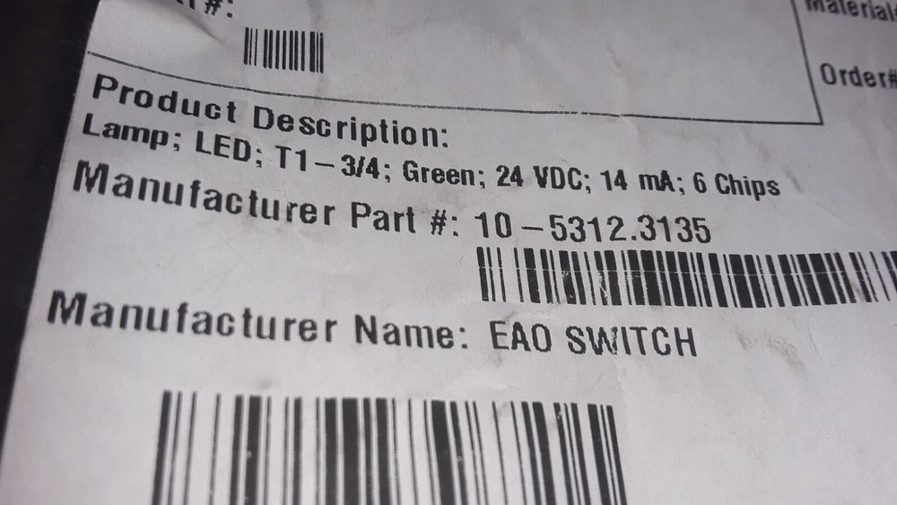 10-5312.3135 Green LED lamp EAO
