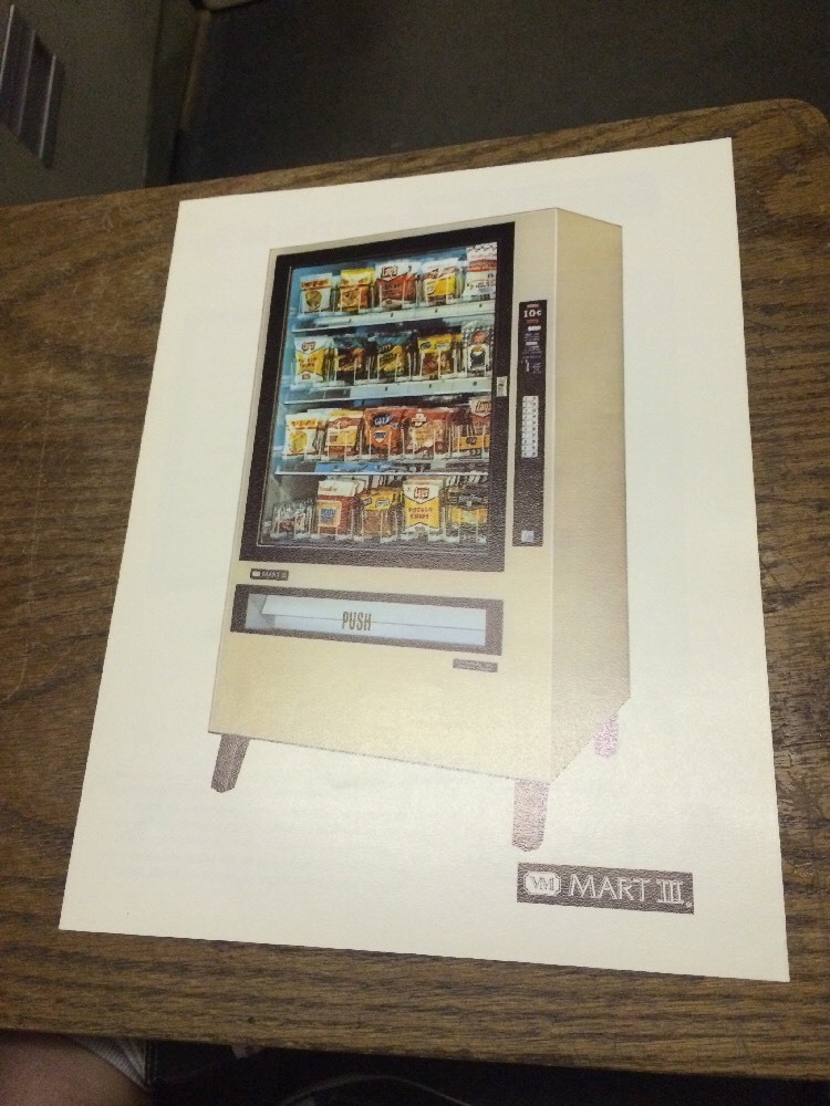 Vendmart MART 3 SNACK VENDING MACHINE flyer- original