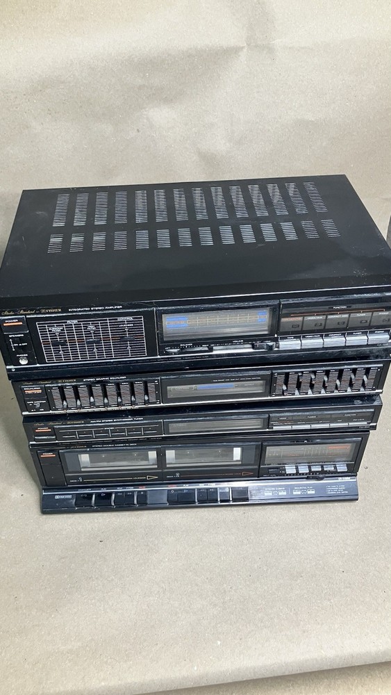 Fisher Studio Standard Stereo Component System Lot Amplifier EQUALIZER TUNER Etc