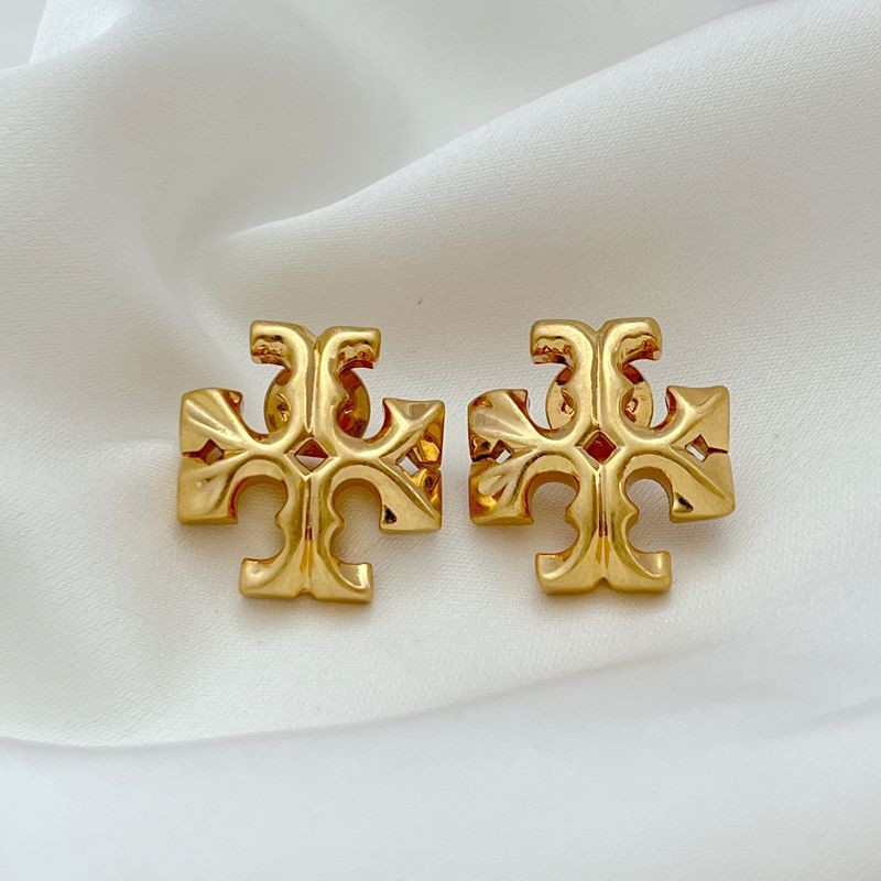 2026 NEW Tory Gold Stud Earrings Dome Have Iconic