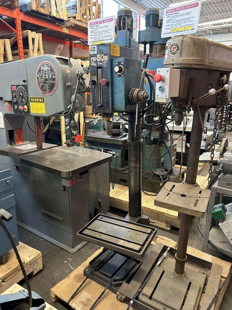 NIDER GEARED HEAD DRILL PRESS