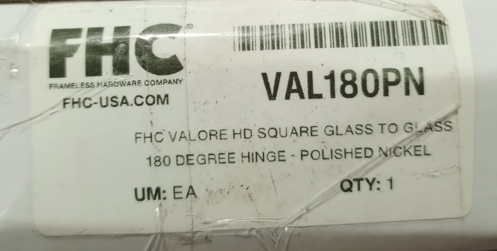 FHC VAL180PN Polished Nickel