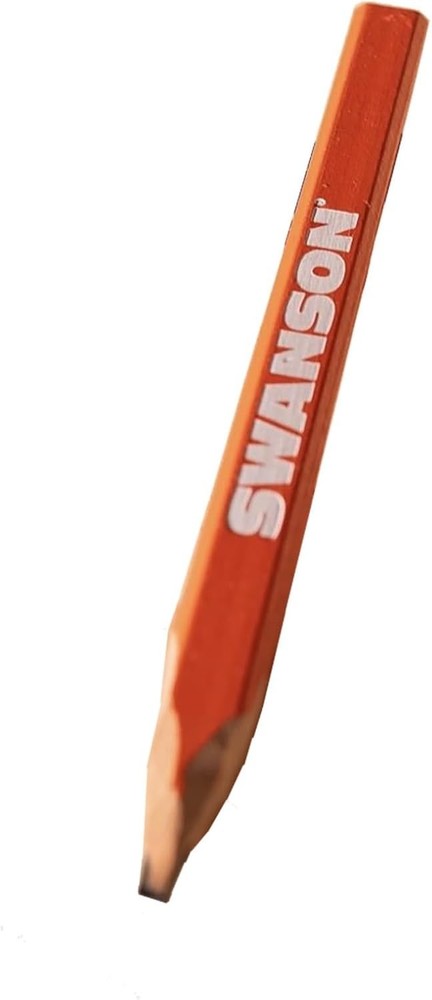 Carpenter Pencils 5 Pack Woodworking Marking Pencils Orange