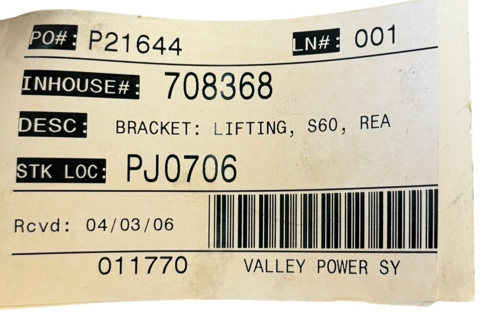 Detroit Diesel S60 DDE 23534157 Engine Lifting Bracket